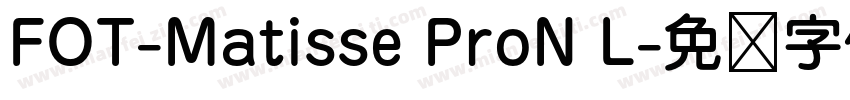 FOT-Matisse ProN L字体转换